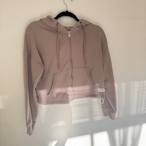 Calvin Klein Performance Cropped Zipper Hoodie